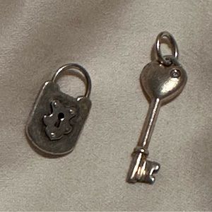 Tiffany & Co. Silver 🗝️ Key Lock charms
